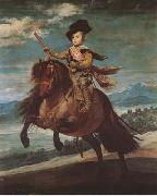 Diego Velazquez Prince Baltasar Carlos Equestrian (mk08) Sweden oil painting artist